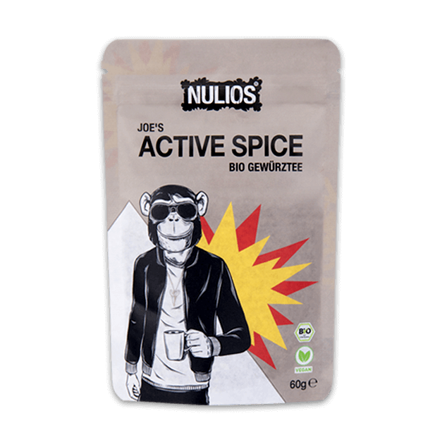 Joe's Active Spice Bio Gewürztee Verpackung