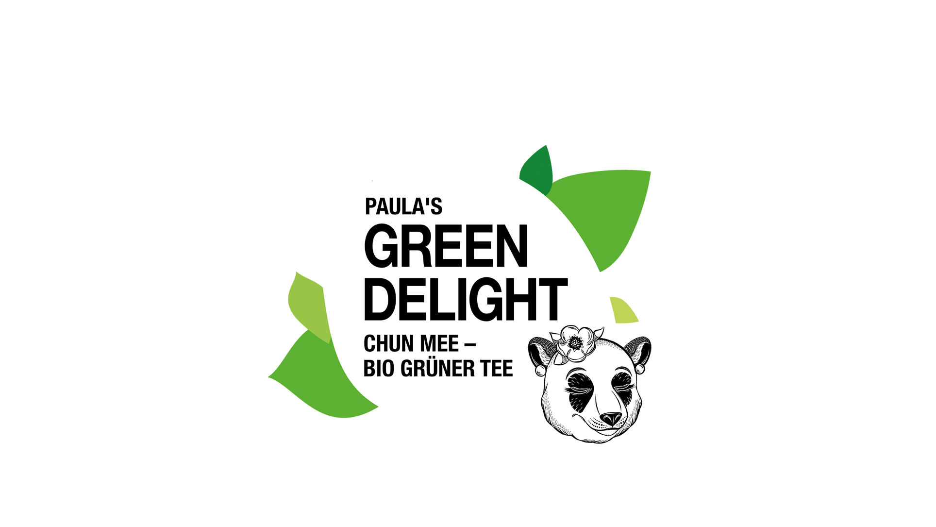 Paula's Green Dlight Chun Mee Bio Grüner Tee Grafik 